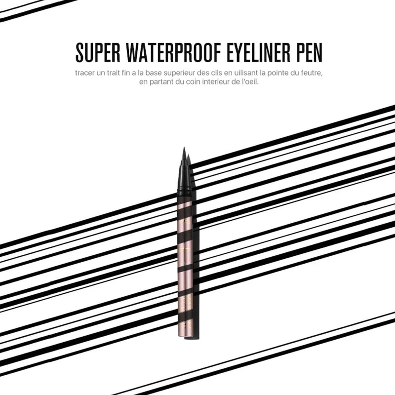 O.TWO.O Professional Waterproof Liquid Eyeliner Beauty Cat Style Black Long-lasting Eye Liner Pen Pencil Makeup Cosmetics Tools