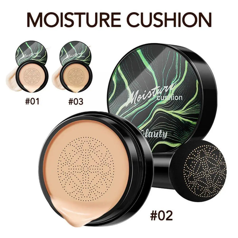 BB CC Cream  Face Foundation Concealer Cushion Mushroom Base Waterproof Brighten Makeup Brightening Tone Cosmetics Make up