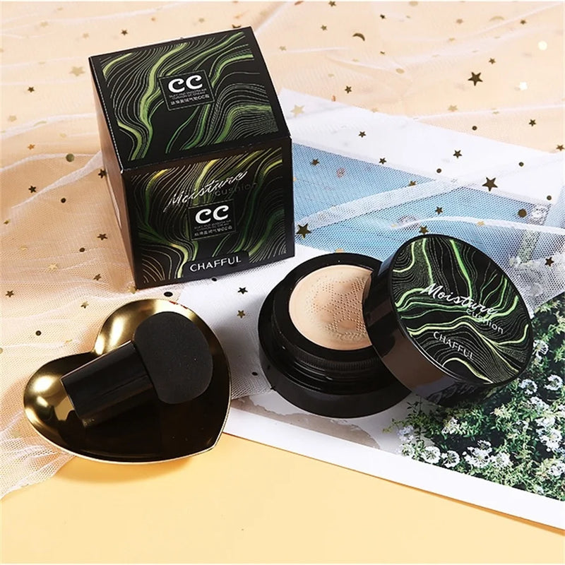 CC Creams  Mushroom Head Air Cushion Foundation Makeup Skin Whitening Moisturizing Face Base Concealer BB Cream Cosmetics makeup