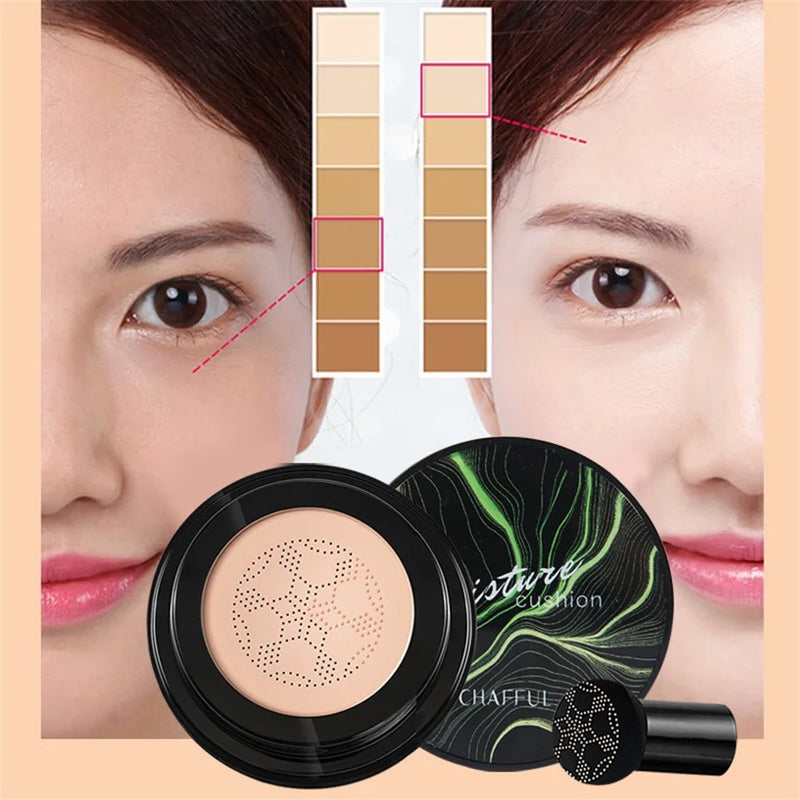 CC Creams  Mushroom Head Air Cushion Foundation Makeup Skin Whitening Moisturizing Face Base Concealer BB Cream Cosmetics makeup
